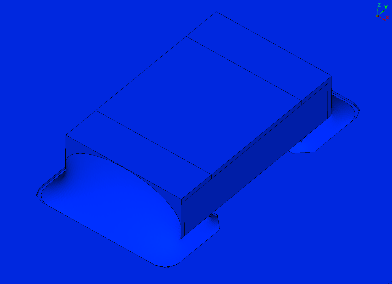 SMD with alternating colour distribution